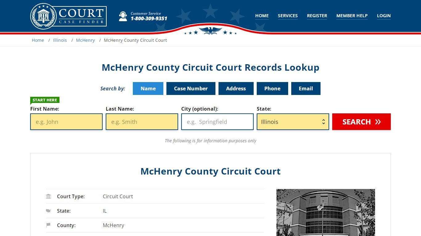 McHenry County Circuit Court Records Lookup